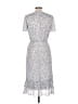 Jacqui-E Silver Casual Dress Size 10 - photo 2