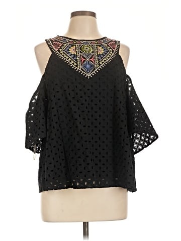 Champagne & Strawberry Sleeveless Blouse (view 1)