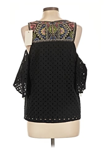 Champagne & Strawberry Sleeveless Blouse (view 2)