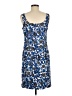 PREMISE 100% Polyester Print Blue Cocktail Dress Size 8 - photo 2
