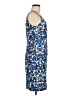 PREMISE 100% Polyester Print Blue Cocktail Dress Size 8 - photo 4