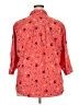 Royal Robbins 100% Polyester Hearts Red 3/4 Sleeve Blouse Size 3X - photo 2