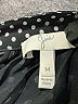 Joie 100% Polyester Polka Dots Black Long Sleeve Blouse Size M - photo 7