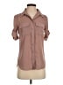 Lulus 100% Polyester Brown 3/4 Sleeve Blouse Size XS - photo 1
