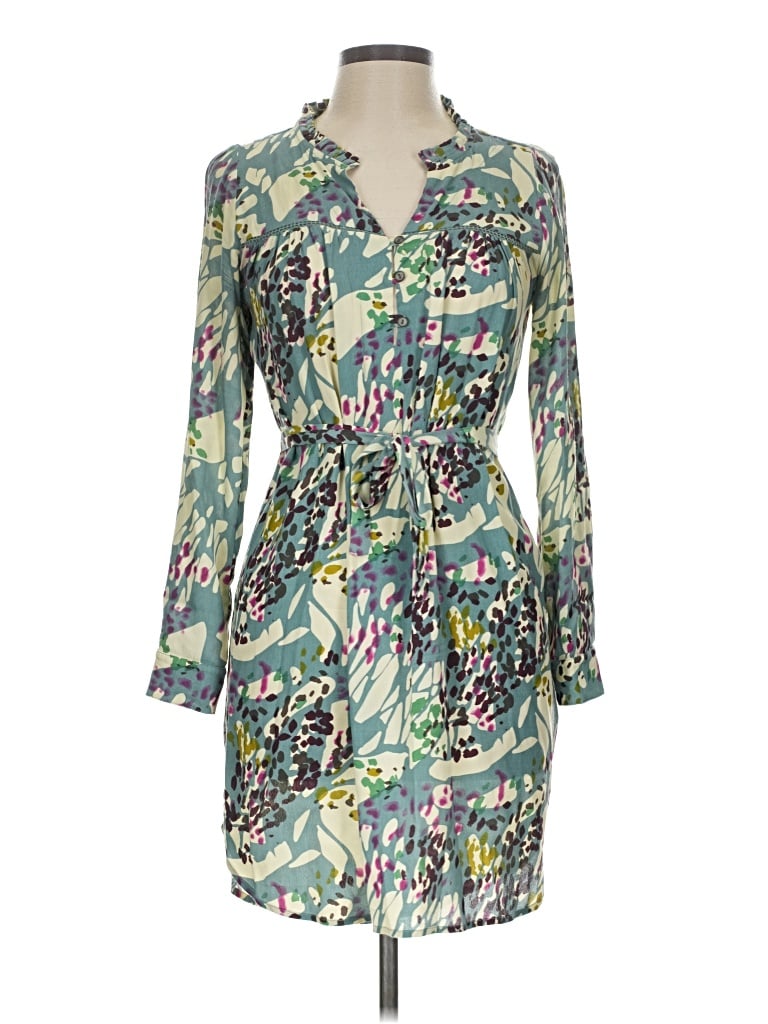 Pre-owned Left Coast By Dolan Casual Dress In Green