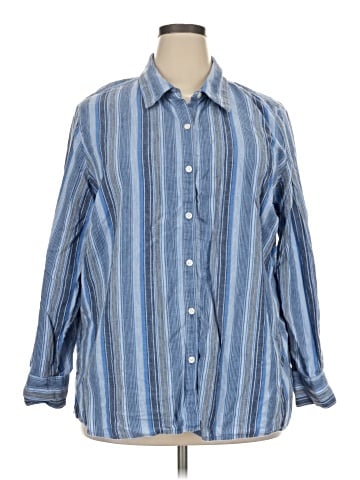 Kate Hill Long Sleeve Button-Down Shirt (view 1)