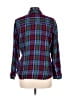 Gap Plaid Purple Long Sleeve Button-Down Shirt Size Lg Petite - photo 2