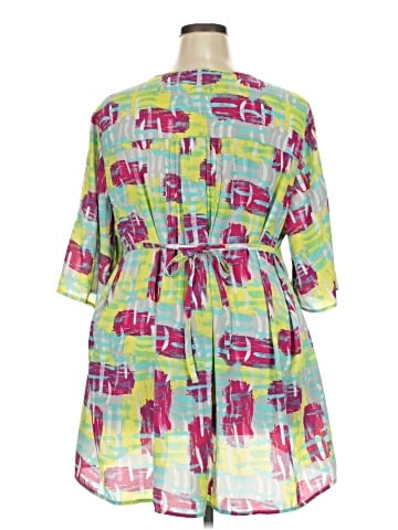 Melissa McCarthy Seven7 3/4 Sleeve Blouse (view 2)