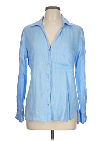 Zara Long Sleeve Button-Down Shirt (view 1)