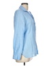 Zara Blue Long Sleeve Button-Down Shirt Size L - photo 4
