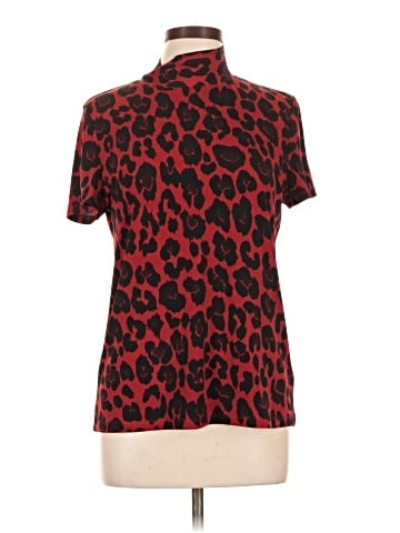 Anne Klein Short Sleeve Turtleneck (view 1)