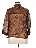 Ruby Rd. Animal Print Brown 3/4 Sleeve Blouse Size 14 - photo 2