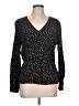 Boden 100% Viscose Polka Dots Black Long Sleeve Blouse Size 12R - photo 1