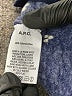 A.P.C. 100% Cotton Hearts Blue Pullover Sweater Size L - photo 5