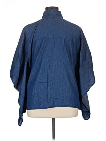 Ashley Stewart 3/4 Sleeve Button-Down Shirt (view 2)