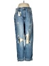 River Island Stars Blue Jeans Size 8 - photo 1