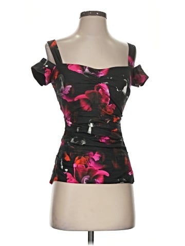 Nicole Miller Artelier Short Sleeve Blouse (view 1)