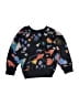 Spotted Zebra Print Black Pullover Sweater Size 2T - photo 1