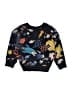 Spotted Zebra Print Black Pullover Sweater Size 2T - photo 2