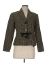 Sweet 100% Polyester Houndstooth Gold Brown Blazer Size 8 Petite - photo 1