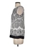 dalia 100% Polyester Gray Sleeveless Blouse Size XS - photo 5