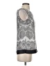 dalia 100% Polyester Gray Sleeveless Blouse Size XS - photo 4