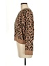 J.Crew 100% Cotton Animal Print Brown Pullover Sweater Size M - photo 5