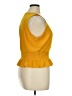 Bar III Yellow Sleeveless Blouse Size XL - photo 5