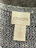 Chico's Metallic Silver Pullover Sweater Size Med (1) - photo 7