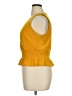 Bar III Yellow Sleeveless Blouse Size XL - photo 4