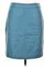 J.Crew Solid Blue Denim Skirt Size L - photo 1