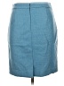 J.Crew Solid Blue Denim Skirt Size L - photo 2