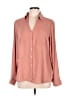 Express 100% Polyester Pink Long Sleeve Blouse Size L - photo 1