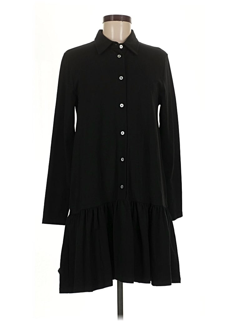 Pre-owned Saint + Sofia Casual Dress In Black
