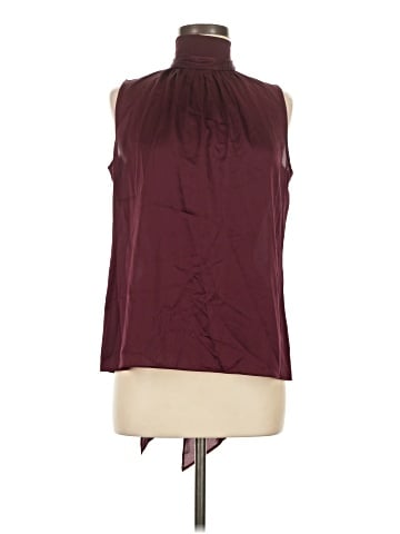 St. John Sleeveless Silk Top (view 1)