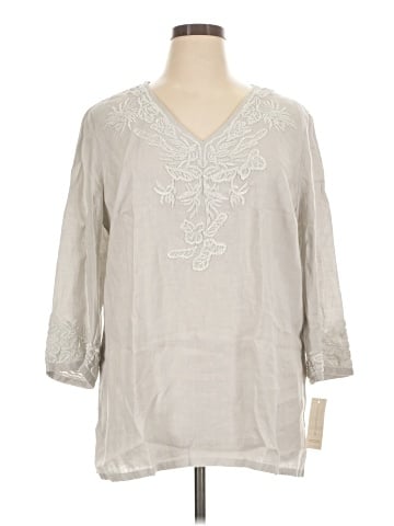 Charter Club 3/4 Sleeve Blouse (view 1)