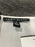 Como Black 100% Rayon Stars White Silver Short Sleeve Blouse Size M - photo 7