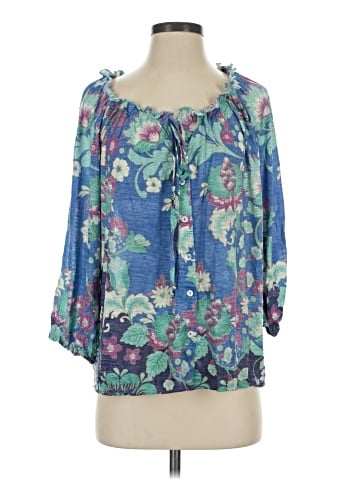 David Cline 3/4 Sleeve Blouse (view 1)