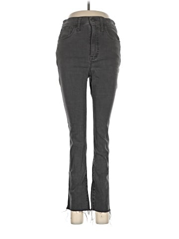 Madewell Stovepipe Jeans in Banberry Wash: Raw-Hem Edition (view 1)