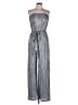 Fab'rik Metallic Silver Jumpsuit Size L - photo 1