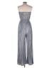 Fab'rik Metallic Silver Jumpsuit Size L - photo 2