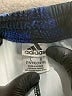 Adidas 100% Polyester Graphic Blue Athletic Shorts Size 14 - 16 - photo 3