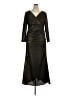 Xscape 100% Polyester Metallic Black Cocktail Dress Size 16 - photo 1