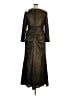 Xscape 100% Polyester Metallic Black Cocktail Dress Size 16 - photo 2
