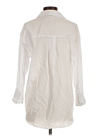 Zara 3/4 Sleeve Button-Down Shirt (view 2)
