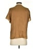 Vince. 100% Silk Brown Short Sleeve Silk Top Size S - photo 2