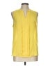 41Hawthorn 100% Polyester Yellow Sleeveless Blouse Size L - photo 1