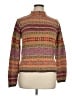 Talbots Paisley Orange Turtleneck Sweater Size XL - photo 1