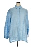 Sag Harbor Blue 3/4 Sleeve Button-Down Shirt Size 1X - photo 1