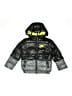 Nike 100% Polyester Graphic Black Snow Jacket Size 3 - 4 - photo 1